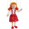 Drevená marioneta Marienka, 35 cm