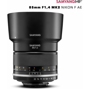 Samyang 85mm f/1.4 MK2 Nikon F AE