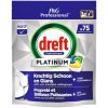 Dreft Platinum All in one Citron tabletky do umývačky riadu 75 ks