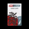 Záveska na olovo JRC Contact Lead Clips - 11ks