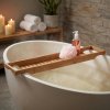 ZELLER Wood Bath - bambusová kúpeľňová polica na vaňu s držadlami