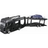 Bburago Kamion Multicar Carrier Scania 770S Black + Lamborghini Urus 1:43