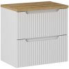 CMD Skrinka do kúpeľne NOVA WHITE 82-60-2S B biela/dub coast evoke laminát 60 cm x 57 cm x 39 cm