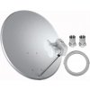 TELE SYSTEM Satelitný set 80 cm + Monoblock Single