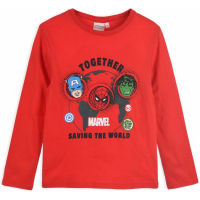 Chlapčenské tričko Marvel Spiderman Be Amazing červené