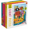 Puzzle Ludattica Obrie podlahové puzzle Piráti, 48 dielikov (74877)