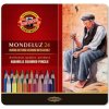 Pastelky KOH-I-NOOR Mondeluz, akvarelové, sada 24 ks v plech. boxe