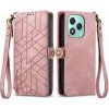 Peňaženkové puzdro Purse case ružové – Honor 400 Lite