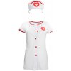 Nurse Costume - S/M - White - Obsessive Kostým sestričky biely s čelenkou