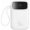 Baseus QPow 2 10000 mAh 30W 2xUSB-C biely