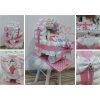 Darčeky-Bambi Plienková torta kočík s papučkami ružová
