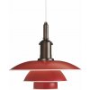 Závesná lampa PH 33 cm červená