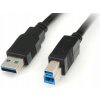 Kábel USB A - USB B PremiumCord ku3ab1bk 1 m