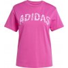 adidas Dámske tričko CAMO GRAPHIC TEE ružová biela
