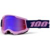 STRATA 2 NEW, 100% brýle fialové, červené/modré plexi
