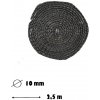 Šnúra sporáková L-2.5 m, plochá 10 mm, tesniaca šnúra na sklo PRO-253723