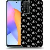 Picasee silikónový čierny obal pre Honor 10X Lite - Separ - White On Black