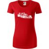 Formula v závode - Dámske tričko z organickej bavlny Origin (GOTS) - XL ( Červená )