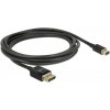 Delock cable Displayport (M) -> Displayport mini (M) v1.4 8K 2m black 84928