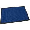 Modrá textilná gumová čistiaca rohož FLOMA Little Squares - 60x90x0, 8cm 89897057
