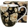 DUO - Hrnček XXL ENGLISH ROSES BLACK