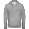 B&C | ID.203 50/50, Mikina s kapucňou, sivá heather, M