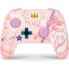 PowerA Enhanced Nabíjecí bezdrátový herní ovladač pro Nintendo Switch - Super Mario Princess Peach Plaid NSGP0255-01