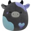 Squishmallows Tmavě šedá kráva Smithereens