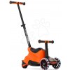 Odrážadlo a kolobežka 2v1 trojkolesová s LED kolesami Xtend Scooter Ride-on Orange smarTrike s vodiacou tyčou s nastaviteľnou výškou a úložným priestorom od 1 do 12 rokov