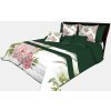 Mariall Design přehoz na postel biela ružovej zelenej 240 x 260 cm