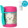 SKIP HOP Zoo Termoska na jedlo s lyžičko/vidličkou Lama 0,325 l AQUAINT 500 ml
