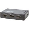 NEDIS HDMI přepínač/ 3x HDMI vstup/ 1x HDMI výstup/ 1080p/ ABS/ antracit/ box