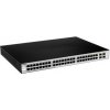 D-Link Web Smart DGS-1210-48 - Přepínač - řízený - 48 x 10/100/1000 + 4 x sdílený SFP - desktop DGS-1210-48/E
