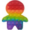 Pop it Antistresová hračka Perníček rainbow