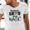 Tričko s potlačou SEXY HASIČ Pánsky Biela XXL