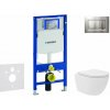 Geberit Duofix Set predstenovej inštalácie, kompaktného klozetu Oudee Vortex a dosky softclose, tlačidlo Sigma30, lakovaný chróm mat/chróm SANI11CA1142