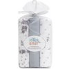 Interbaby padák 80x80 cm- bielo/sivá 3 ks