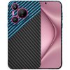 Techsuit Carbonite FiberShell puzdro pre Huawei Pura 70 – Blue Pulse