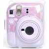 LoveInstant Cover Case Cover Case pre FujiFilm INSTAX Mini 12 + vrecko na fotku / Transparentné - Trblietavé