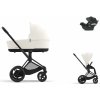 Cybex Platinum CYBEX e-Priam Travel Set + Aton B2 i-Size off white 2024 matt black