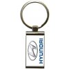 Prívesok na kľúče kovová HYUNDAI obdĺžnik bez retiazky