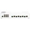 QNAP riadený switch QSW-M2106-4C (6x 2,5GbE RJ45 a 4x kombinované 10GbE SFP+ / 10GbE RJ-45) QSW-M2106-4C