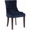 Design-Shop Aberdeen zamat drevené nohy antik tmavé Modrá