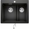 Blanco PLEON 6 SPLIT antracit 521689 + Blanco MIDA-S chróm 521454