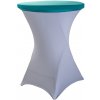TENTino Elastická čiapka STANDARD na dosku bistro stola 80 cm VIAC FARIEB Farba obrusu: TYRKYSOVÁ / TURQUOISE