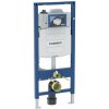 Geberit Duofix Predstenová inštalácia na závesné WC, so splachovacou nádržkou Sigma 12 cm, s hygienickým preplachom, výška 1,2 m 111.076.00.1
