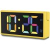 Hama Ibiza, digitálny budík, viacfarebný displej, USB s funkciou nabíjania, žltý 222210