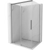 Mexen Rox sprchovací kút posuvný 140 x 75 cm, transparentný, gun metal - 8C2-140-075-95-00