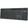 Targus EcoSmart - Klávesnice - udržitelné získávání energie - antibakteriální - podsvícení - bezdrátový - Bluetooth 5.0 - QWERTY - britská - klávesový spínač: Scissor-Key - černá - udržitelné balení