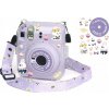 LoveInstant Cover Case Cover for Fujifilm Instax Mini 12 + Stickers / Cute Rabbit